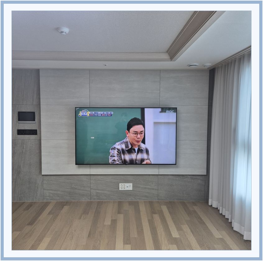 병점 · 만세 · 효행 벽걸이TV 설치 시 화면 위치를 참고할 수 있는 사진 3